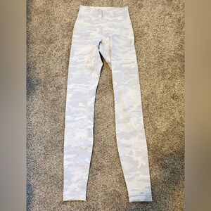 Lululemon Wunder Under Jacq Leggings White Camouflage Leggings
